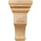 Ekena Millwork 6"W x 6 3/4"D x 12"H Large Woodruff Wood Corbel, Red Oak CORW06X06X12WFRO - alternate 3